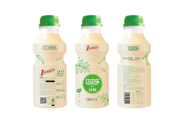 巧貝樂乳酸菌乳飲品產品包裝設計-公司LOGO形象設計、產品包裝設計、外包裝箱設計